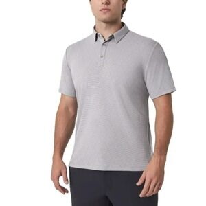 Modern Ambition Men's SS Shirt Moisture-Wicking Stretch Casual Comfort L Gray